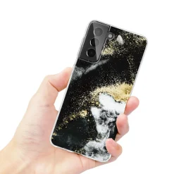 Samsung Galaxy S21 - Marmor & Sand Design Hülle
