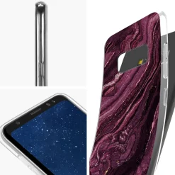Samsung Galaxy S8 - Marmor & Sand Design Hülle