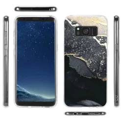 Samsung Galaxy S8 - Marmor & Sand Design Hülle