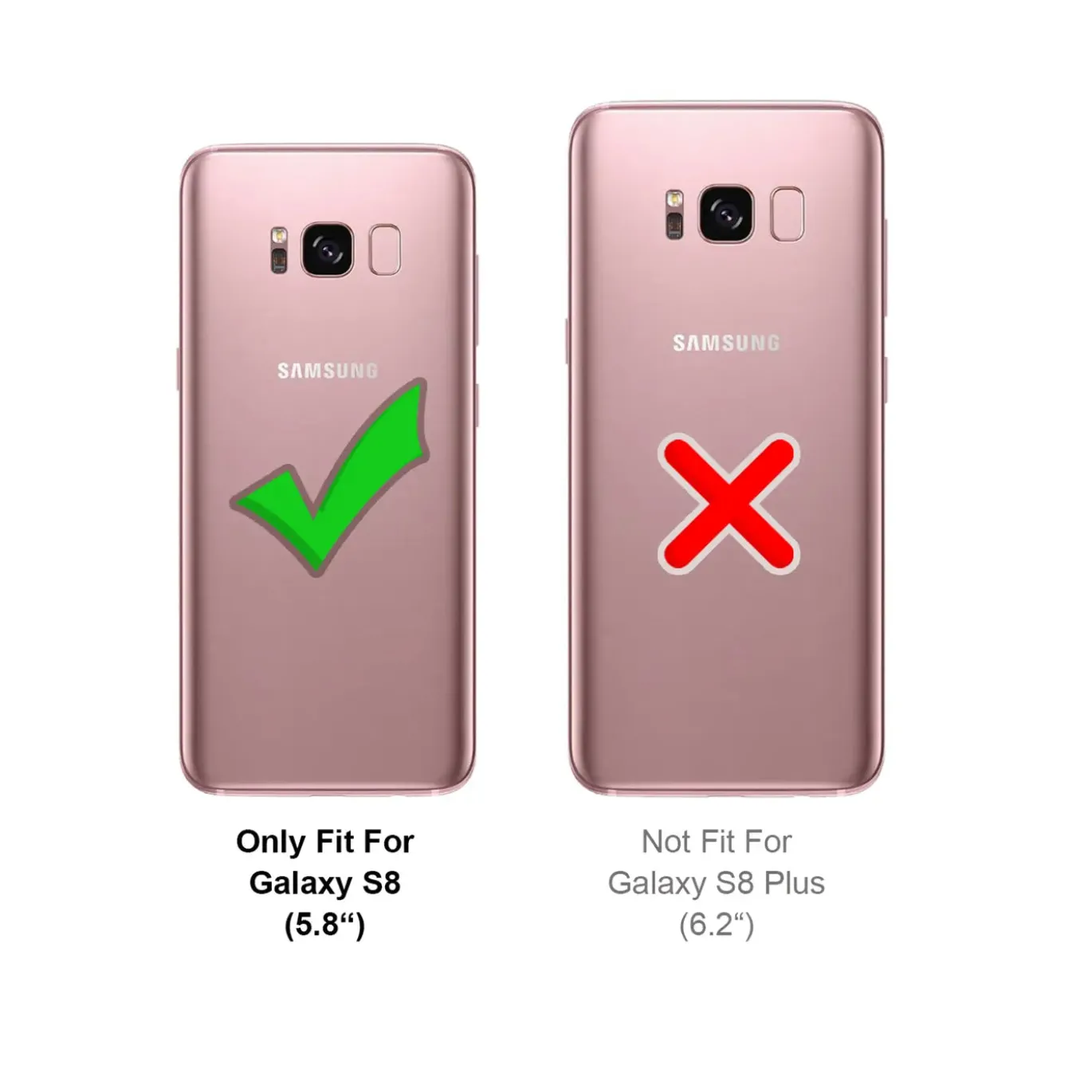 Samsung Galaxy S8 - Marmor & Sand Design Hülle
