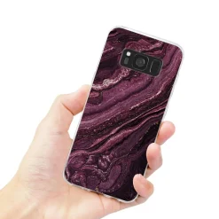Samsung Galaxy S8 - Marmor & Sand Design Hülle