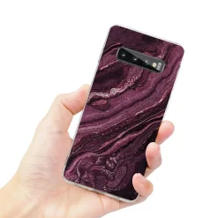 Samsung Galaxy S10 - Marmor & Sand Design Hülle