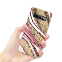 Samsung Galaxy S10 - Marmor & Sand Design Hülle