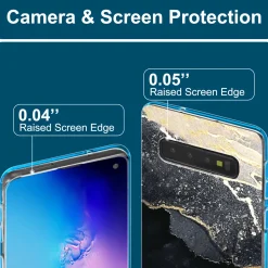 Samsung Galaxy S10 - Marmor & Sand Design Hülle