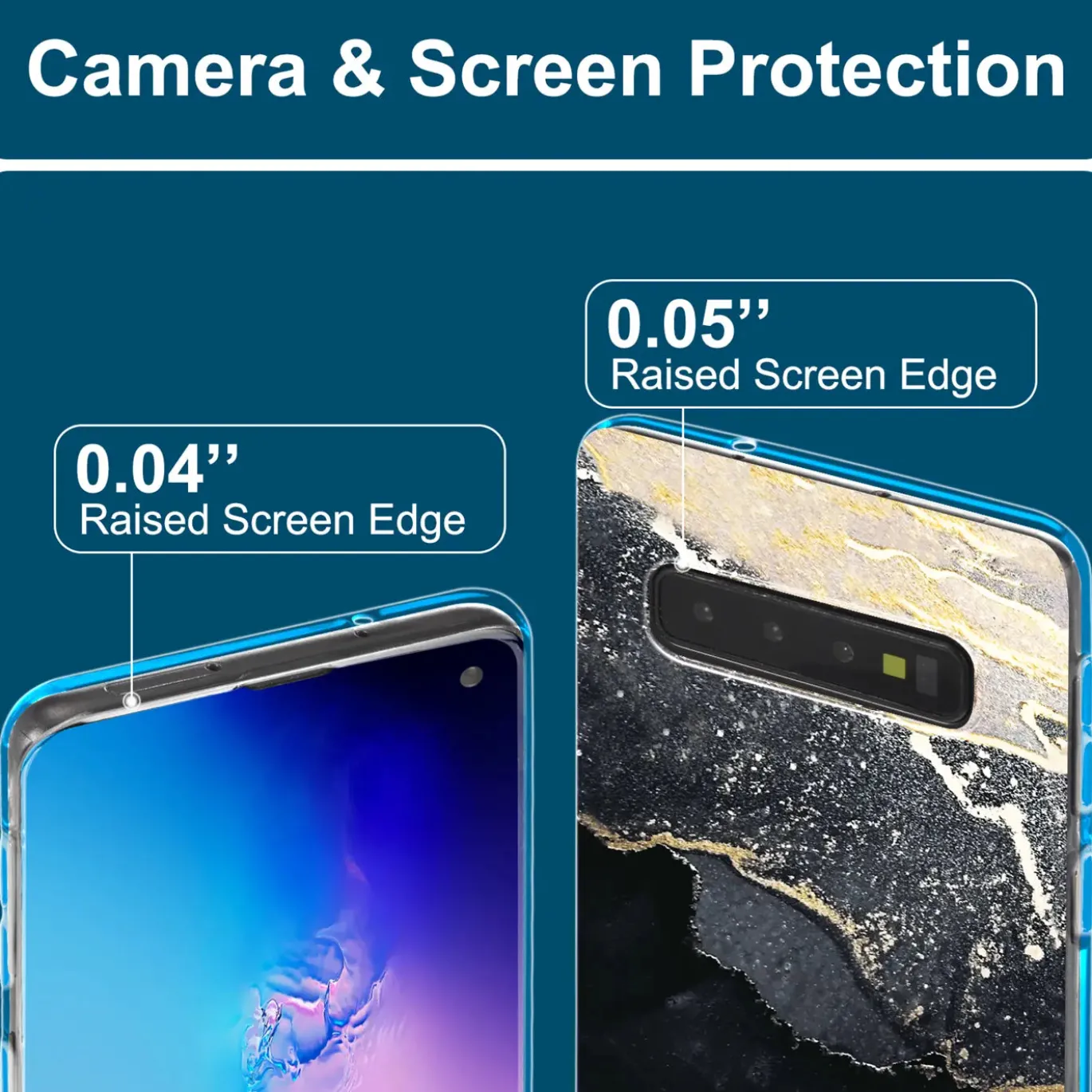 Samsung Galaxy S10 - Marmor & Sand Design Hülle