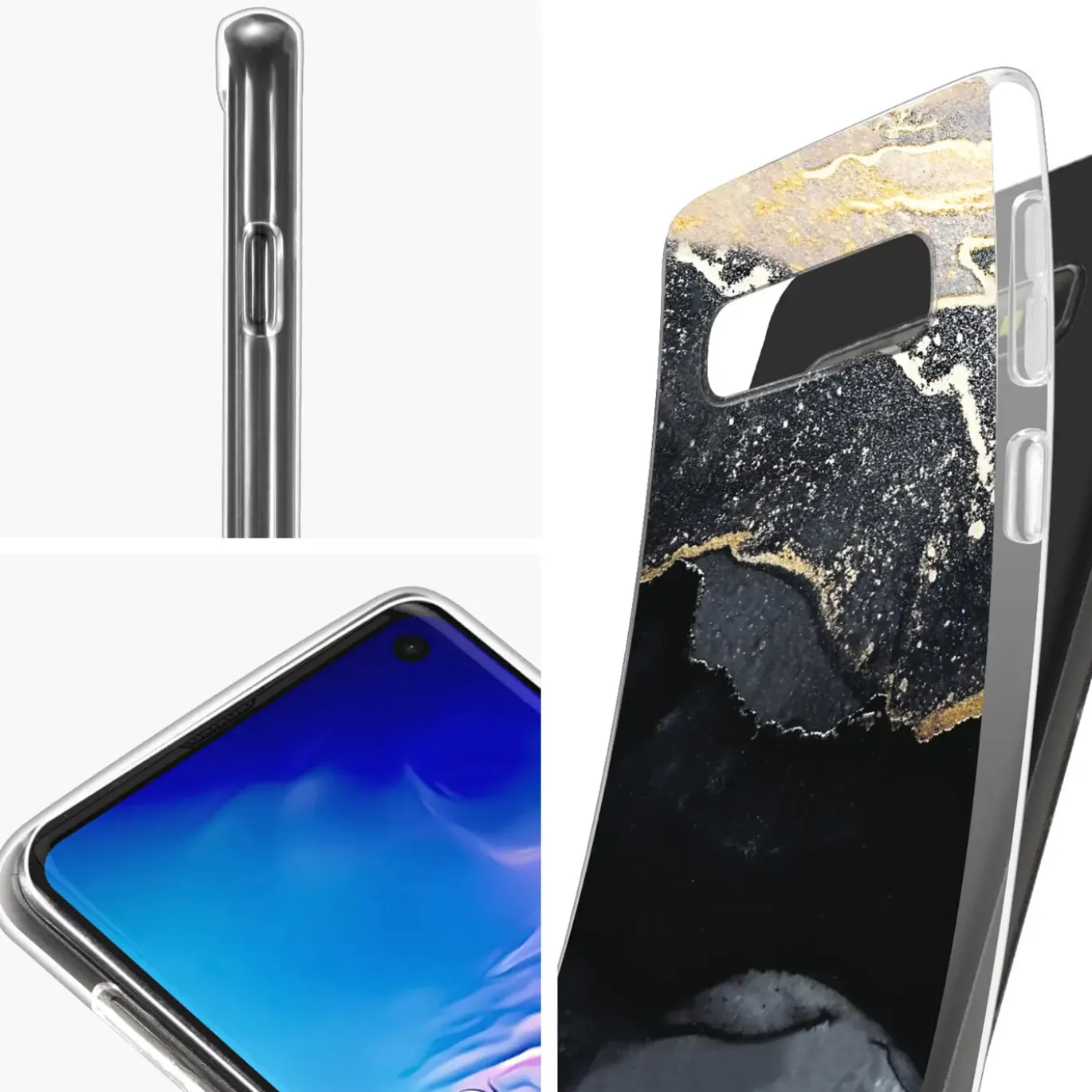 Samsung Galaxy S10 - Marmor & Sand Design Hülle