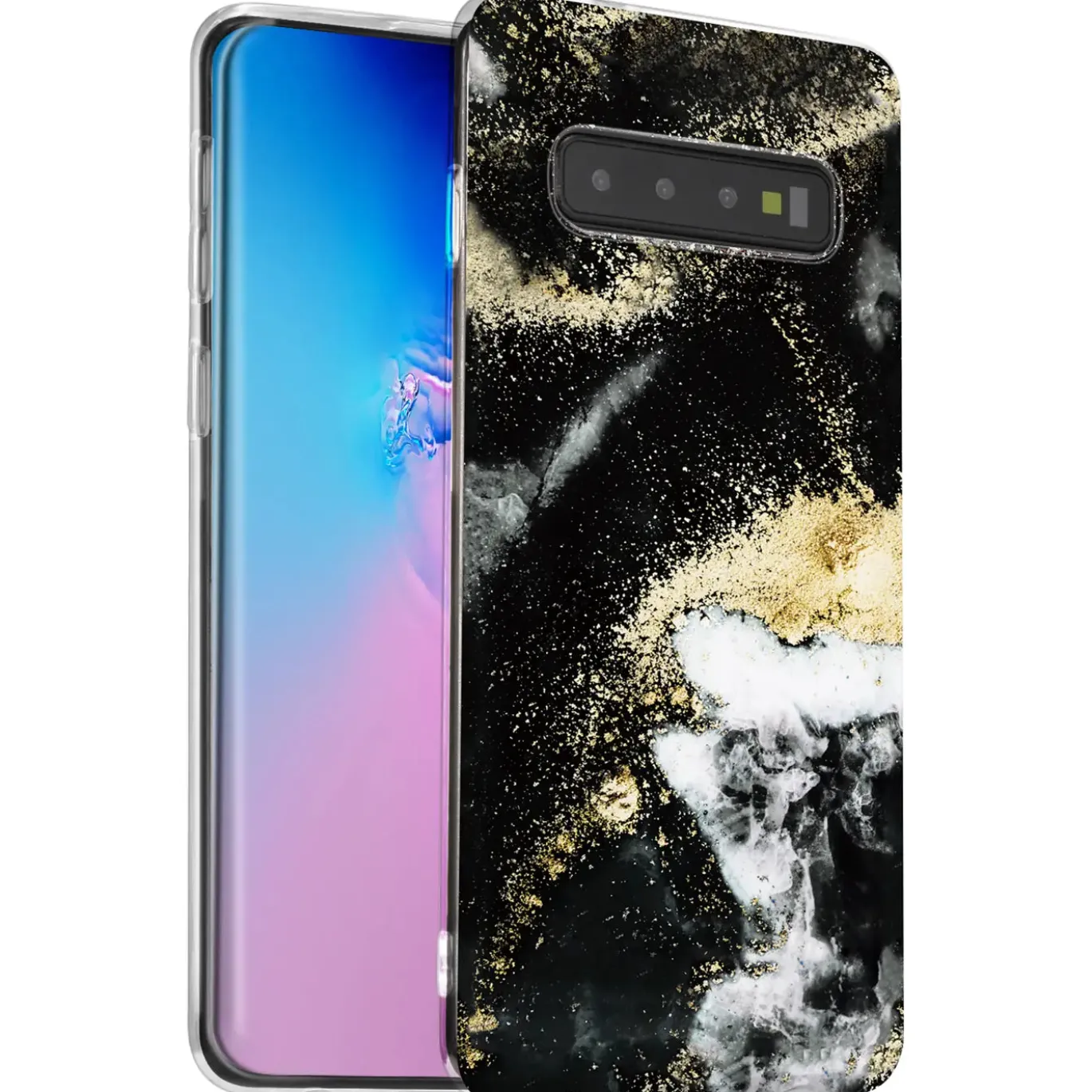 Samsung Galaxy S10 - Marmor & Sand Design Hülle