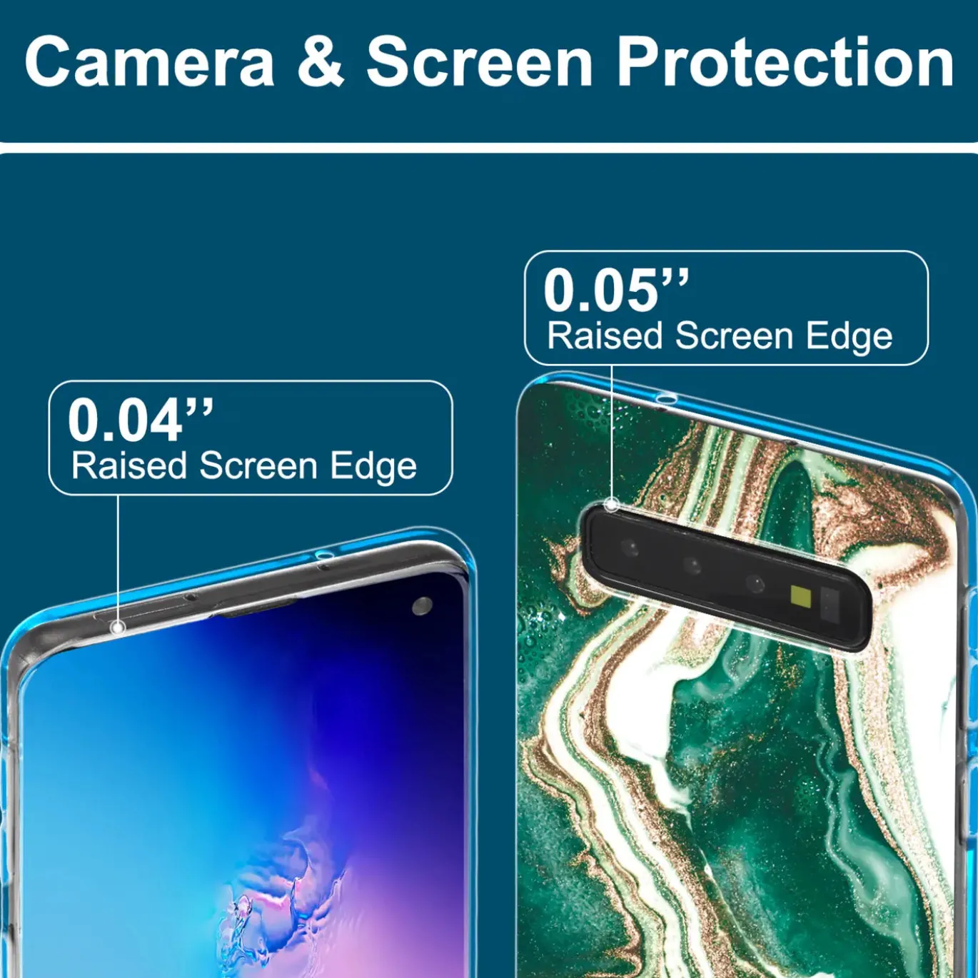 Samsung Galaxy S10 - Marmor & Sand Design Hülle