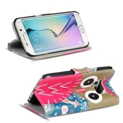 Samsung Galaxy S6 - Motiv Klapphülle mit Kartenfächern & Standfunktion