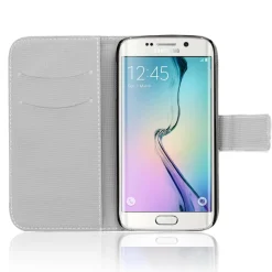 Samsung Galaxy S6 - Motiv Klapphülle mit Kartenfächern & Standfunktion