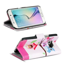 Samsung Galaxy S6 - Motiv Klapphülle mit Kartenfächern & Standfunktion
