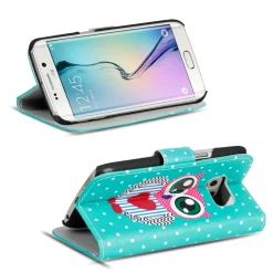 Samsung Galaxy S6 - Motiv Klapphülle mit Kartenfächern & Standfunktion
