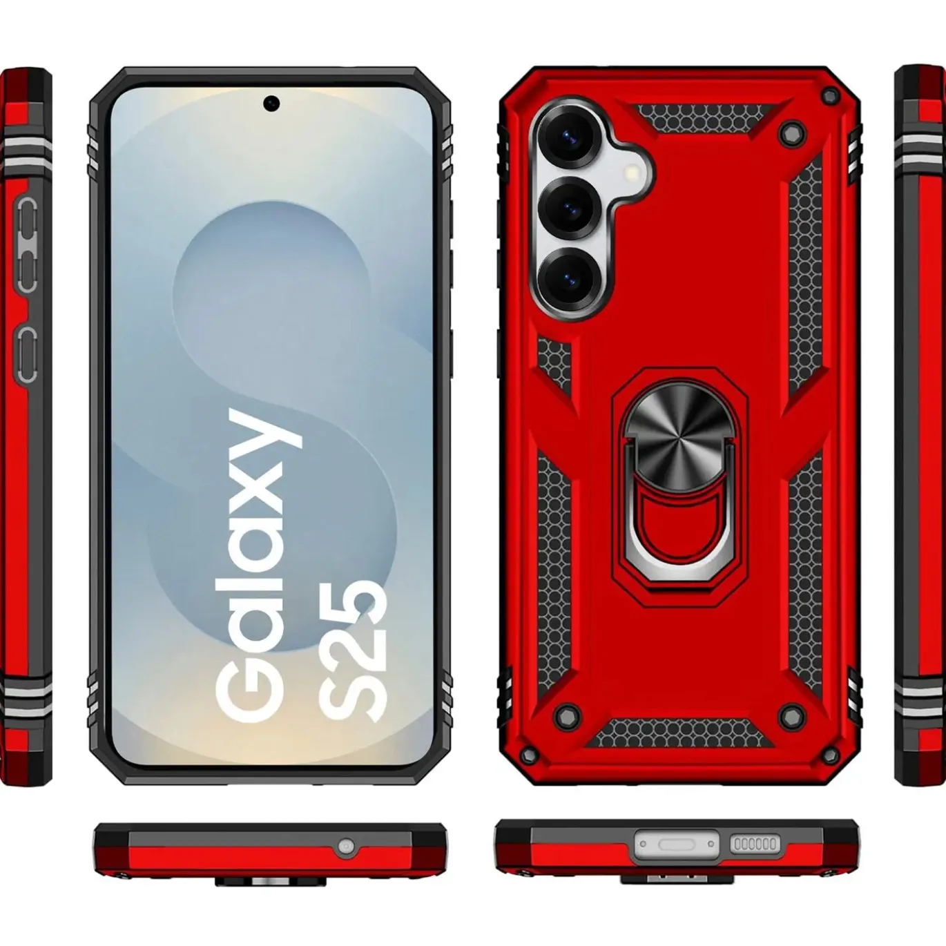 Samsung Galaxy S25 - Outdoor Hardcase mit Ringhalter