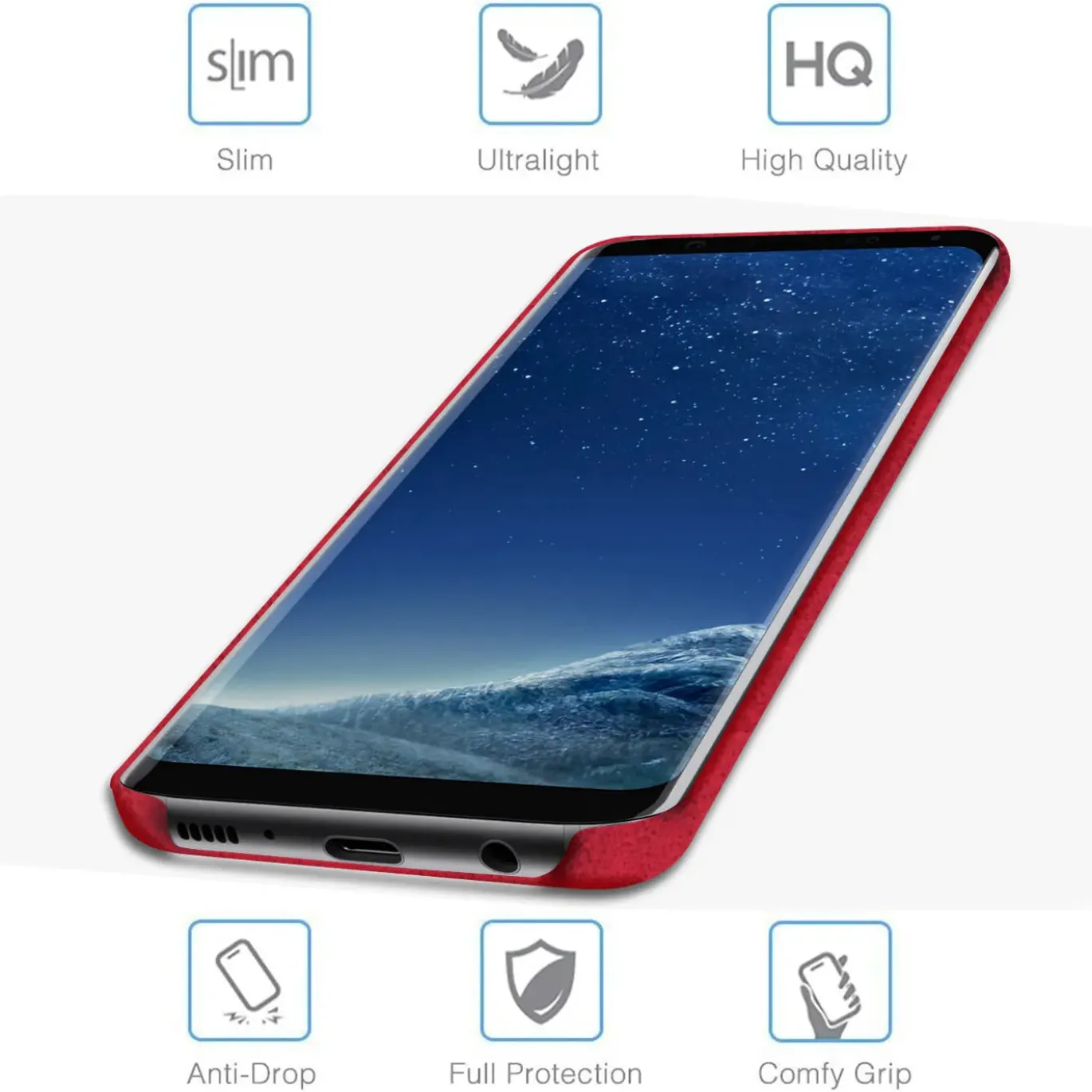 Samsung Galaxy S10 - PU Hartschale Handyhülle