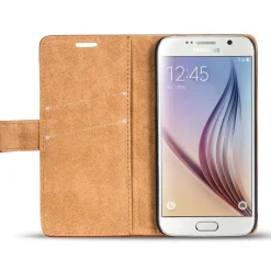 Samsung Galaxy S6 - Retro Klapphülle mit Karten- & Geldfach