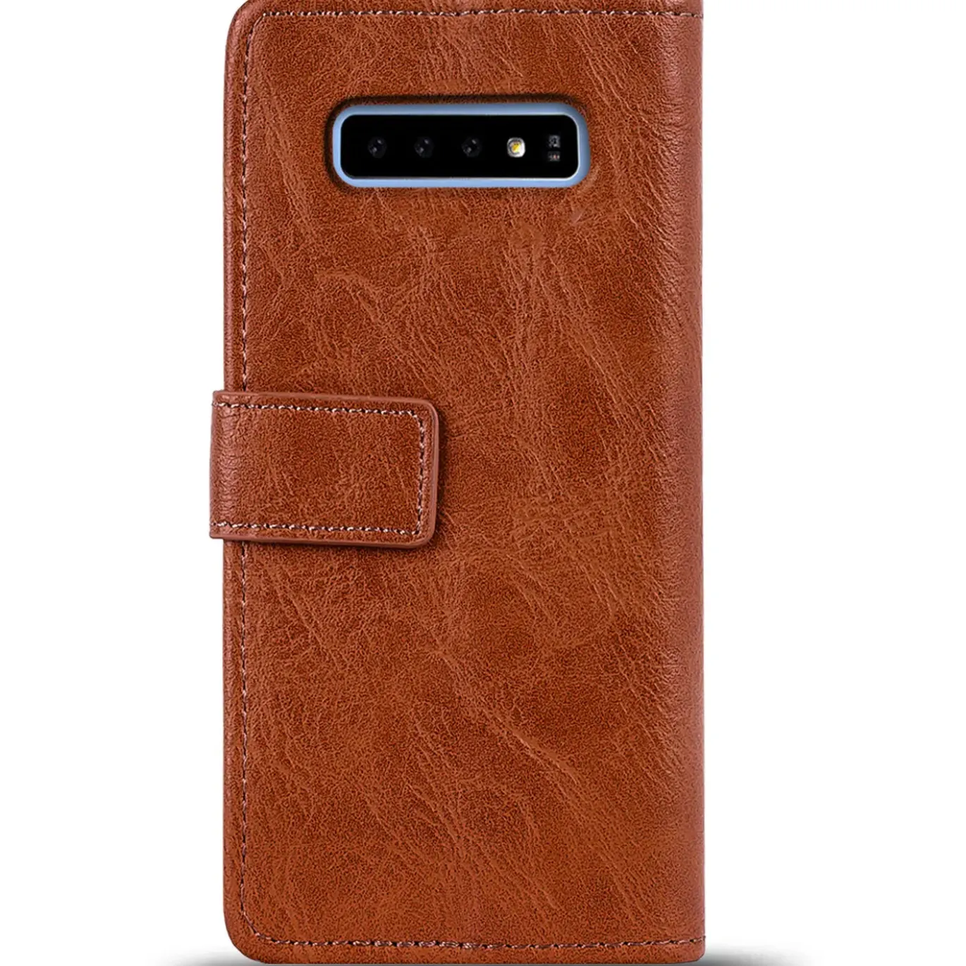Samsung Galaxy S10 - Retro Klapphülle mit Karten- & Geldfach