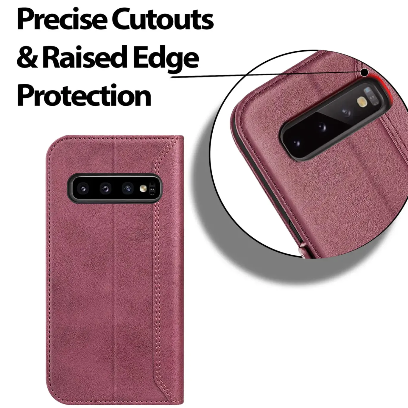 Samsung Galaxy S10 - Robuste Klapphülle mit RFID Block