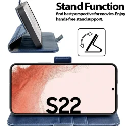 Samsung Galaxy S22 - Robuste Klapphülle mit RFID Block