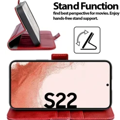 Samsung Galaxy S22 - Robuste Klapphülle mit RFID Block