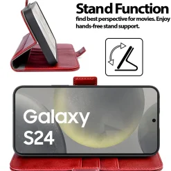 Samsung Galaxy S24 - Robuste Klapphülle mit RFID Block