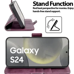 Samsung Galaxy S24 - Robuste Klapphülle mit RFID Block