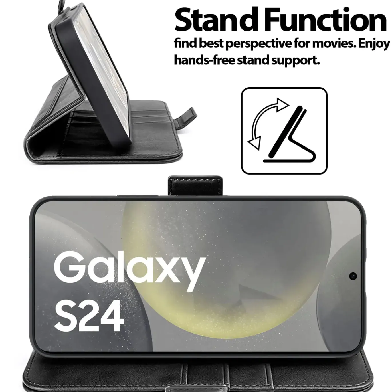 Samsung Galaxy S24 - Robuste Klapphülle mit RFID Block