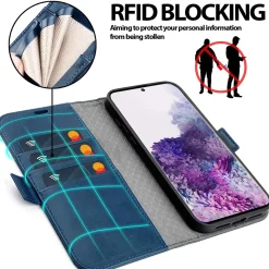 Samsung Galaxy S20 - Robuste Klapphülle mit RFID Block