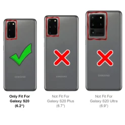 Samsung Galaxy S20 - Robuste Klapphülle mit RFID Block