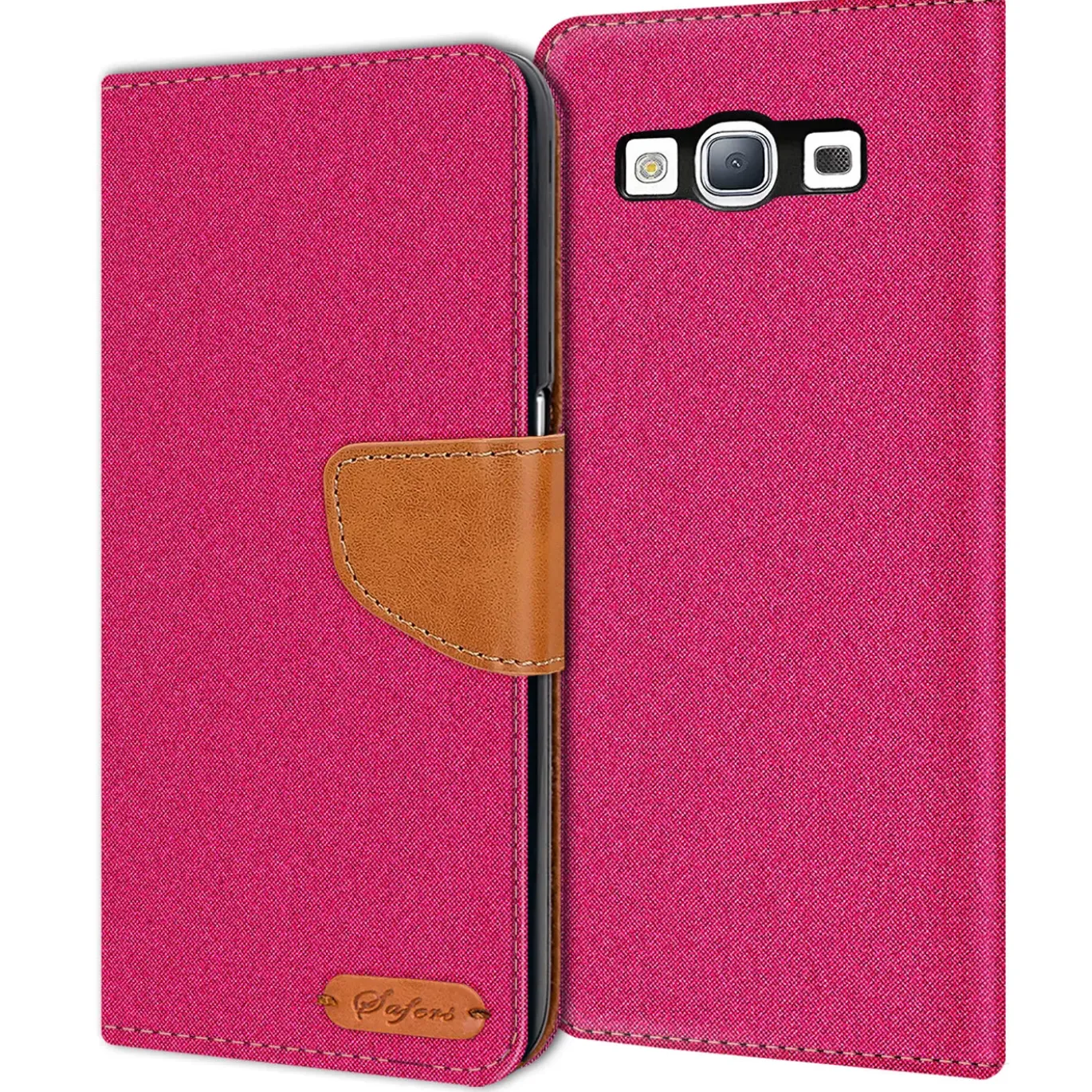 Samsung Galaxy S3 / S3 Neo - Jeanslook Klapphülle mit Kartenfach