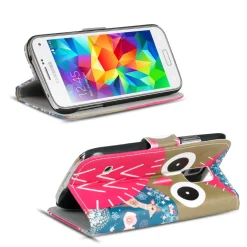 Samsung Galaxy S5 / S5 Neo - Motiv Klapphülle mit Kartenfächern & Standfunktion