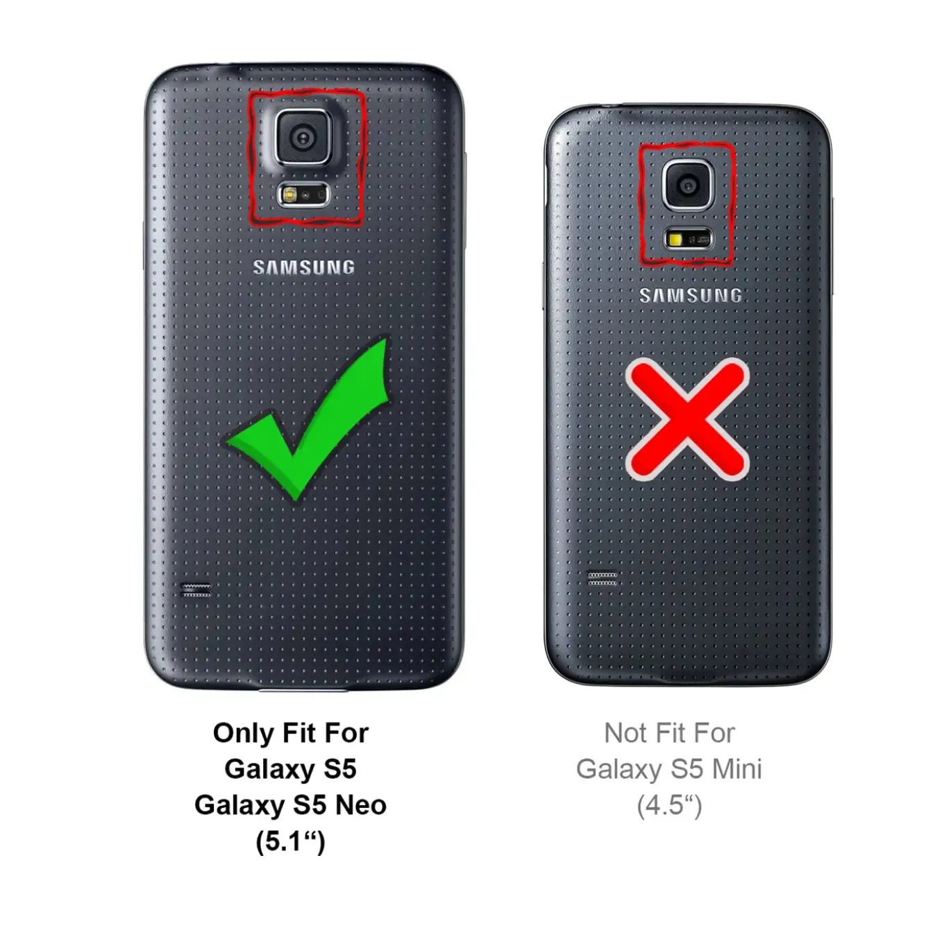 Samsung Galaxy S5 / S5 Neo - 2x 9H Panzer Glasfolie, Displayfolie
