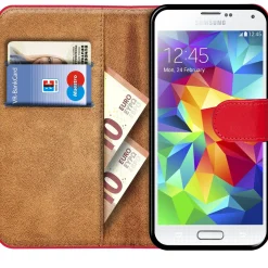 Samsung Galaxy S5 / S5 Neo - Klapphülle mit Kartenfächern