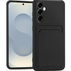Samsung Galaxy S25 - Silikonhülle mit Kartenfach & Kameraschutz