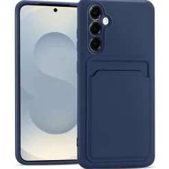 Samsung Galaxy S25 - Silikonhülle mit Kartenfach & Kameraschutz