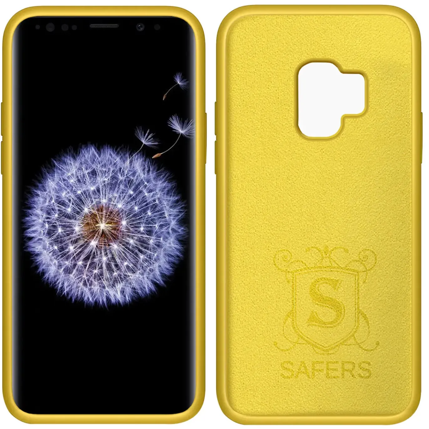 Samsung Galaxy S9 - Silikon Case mit Mikrofaser-Innenseite