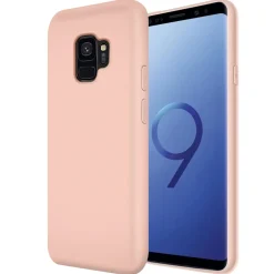Samsung Galaxy S9 - Silikon Case mit Mikrofaser-Innenseite