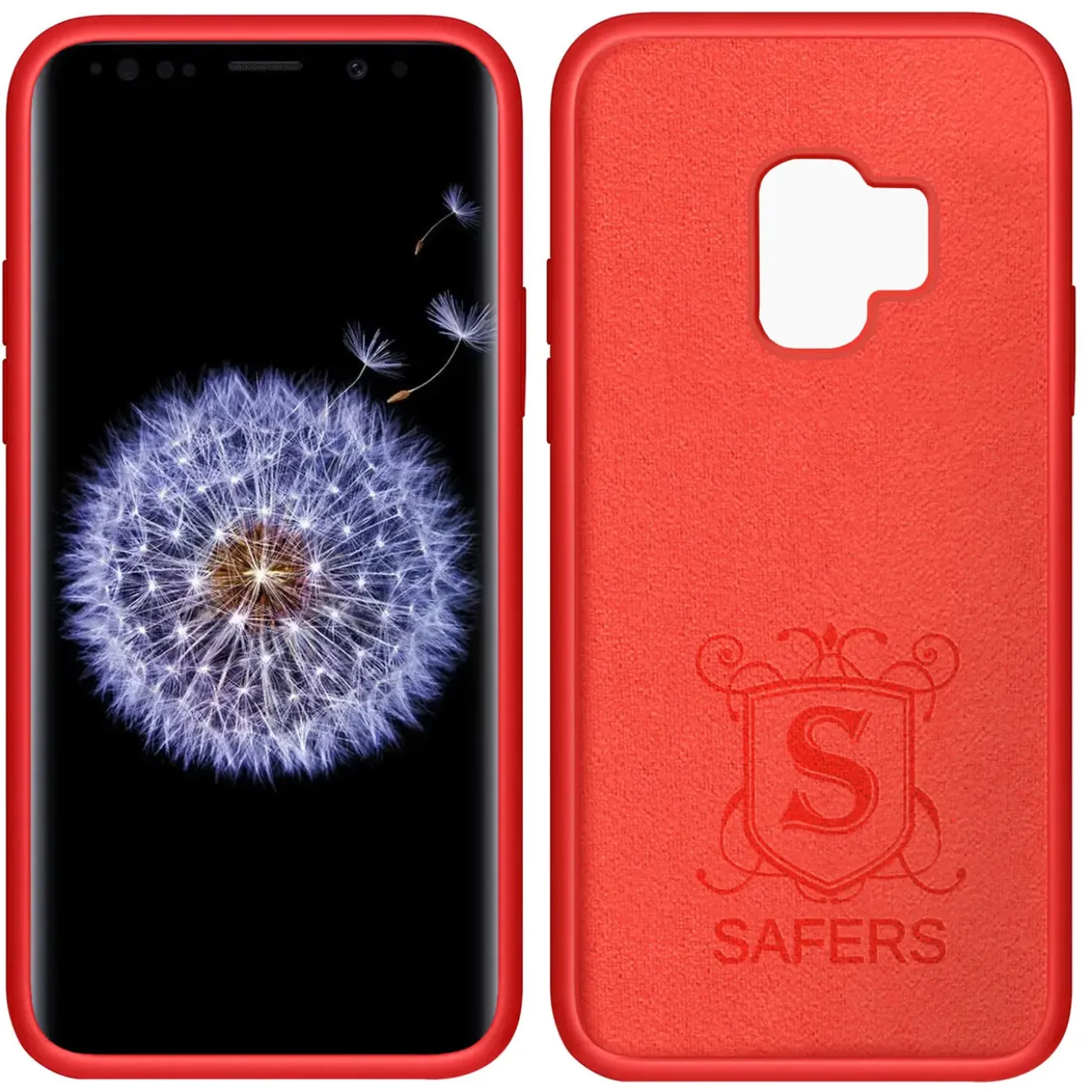 Samsung Galaxy S9 - Silikon Case mit Mikrofaser-Innenseite