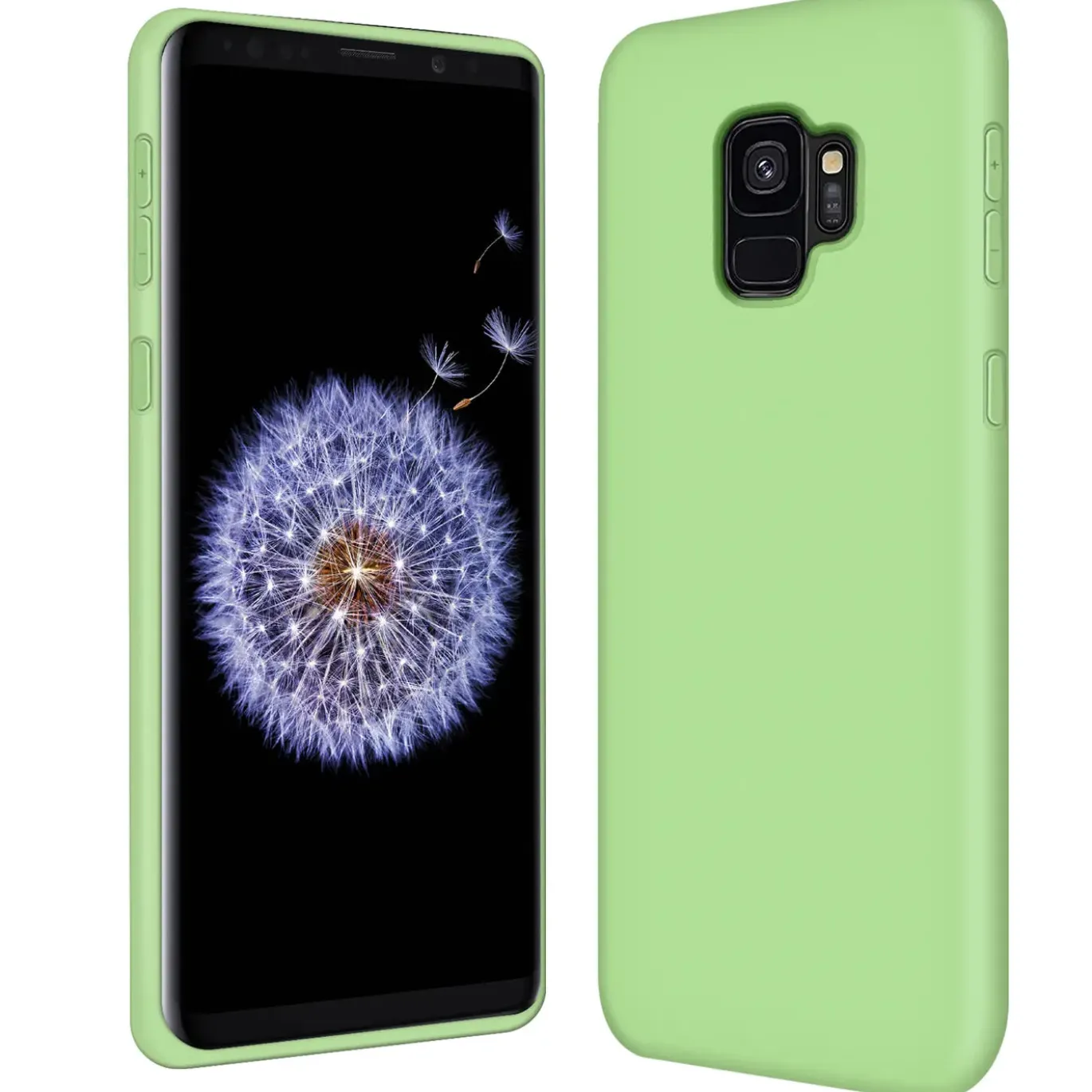 Samsung Galaxy S9 - Silikon Case mit Mikrofaser-Innenseite