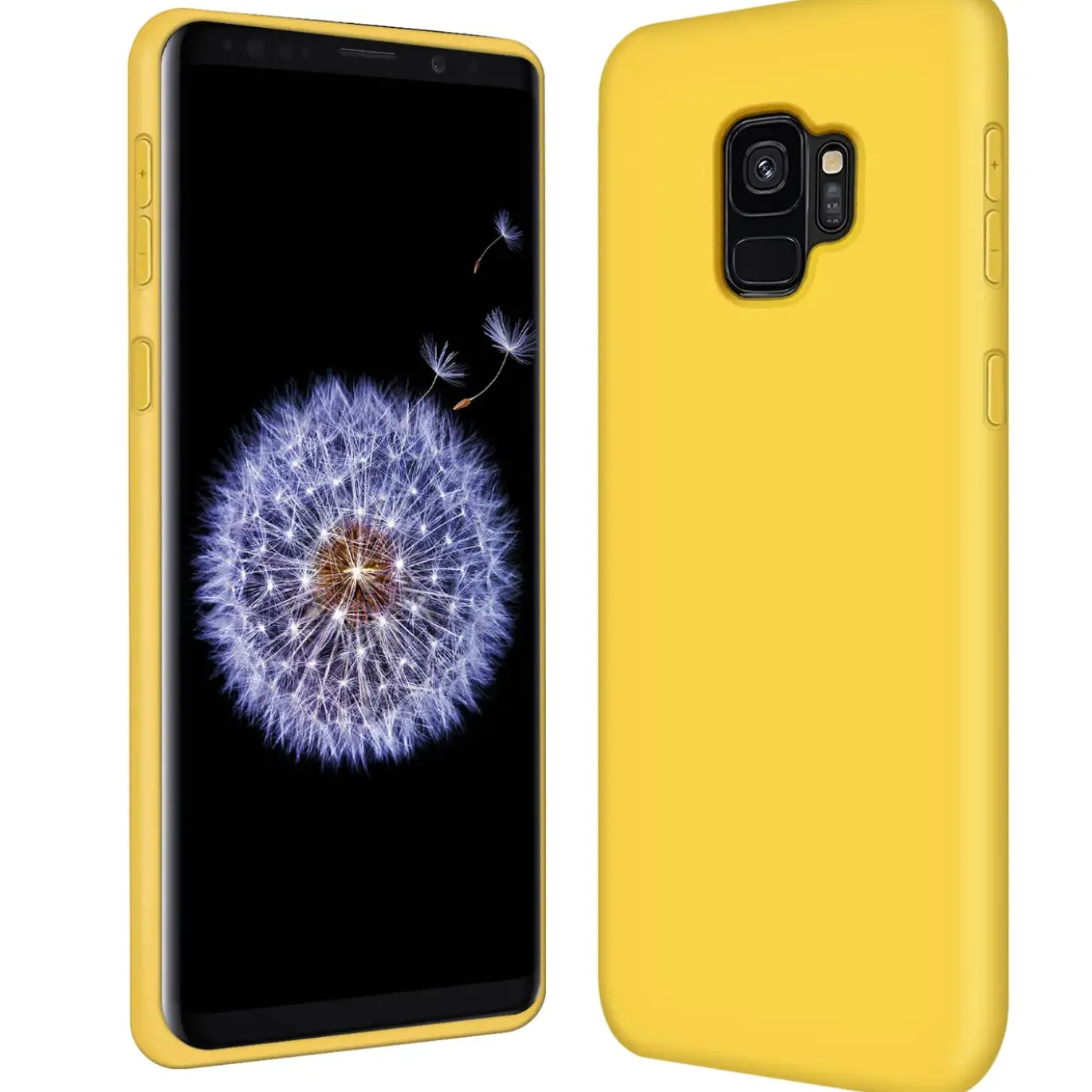Samsung Galaxy S9 - Silikon Case mit Mikrofaser-Innenseite