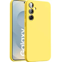 Samsung Galaxy S25 - Silikon Case mit Mikrofaser-Innenseite