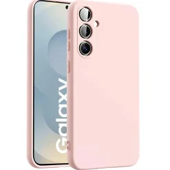 Samsung Galaxy S25 - Silikon Case mit Mikrofaser-Innenseite