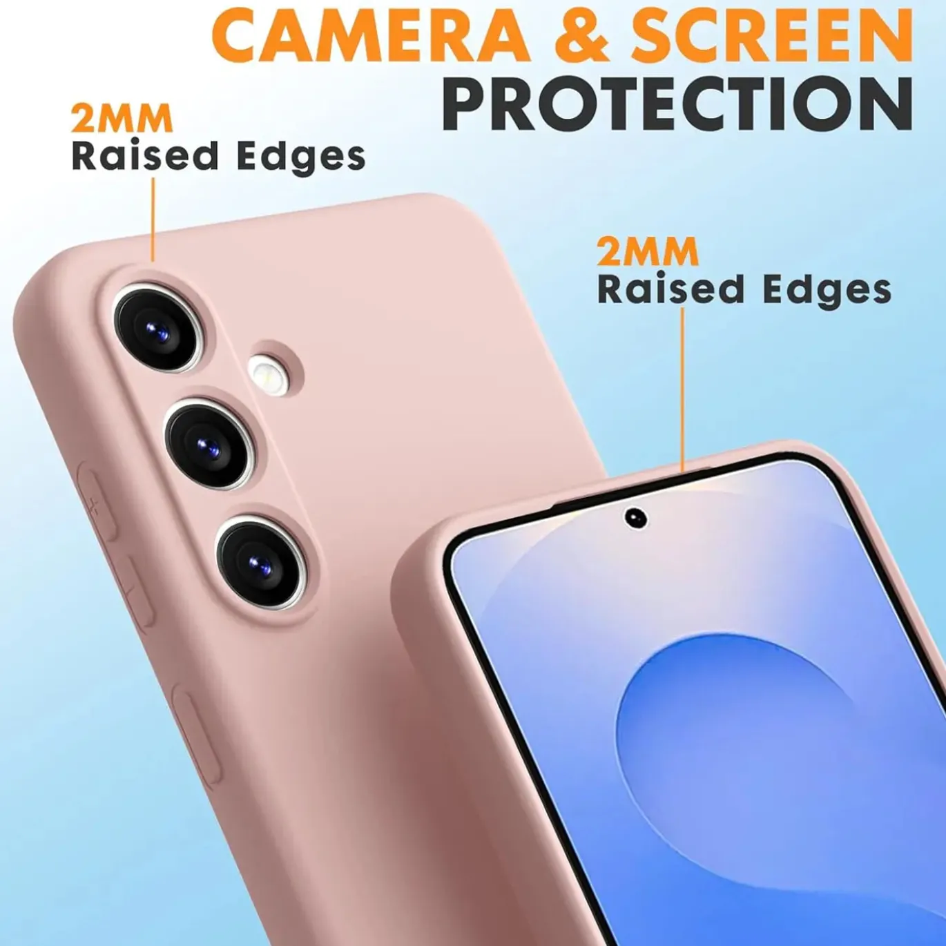 Samsung Galaxy S25 - Silikon Case mit Mikrofaser-Innenseite