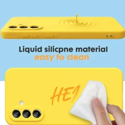 Samsung Galaxy S25 - Silikon Case mit Mikrofaser-Innenseite