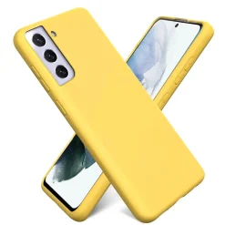 Samsung Galaxy S22 - Silikon Case mit Mikrofaser-Innenseite
