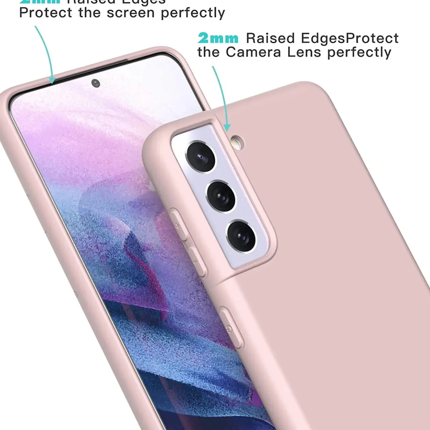 Samsung Galaxy S23 - Silikon Case mit Mikrofaser-Innenseite
