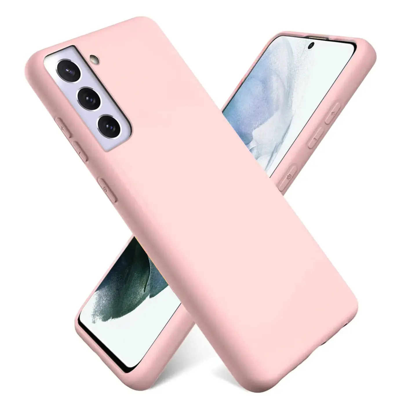 Samsung Galaxy S23 - Silikon Case mit Mikrofaser-Innenseite