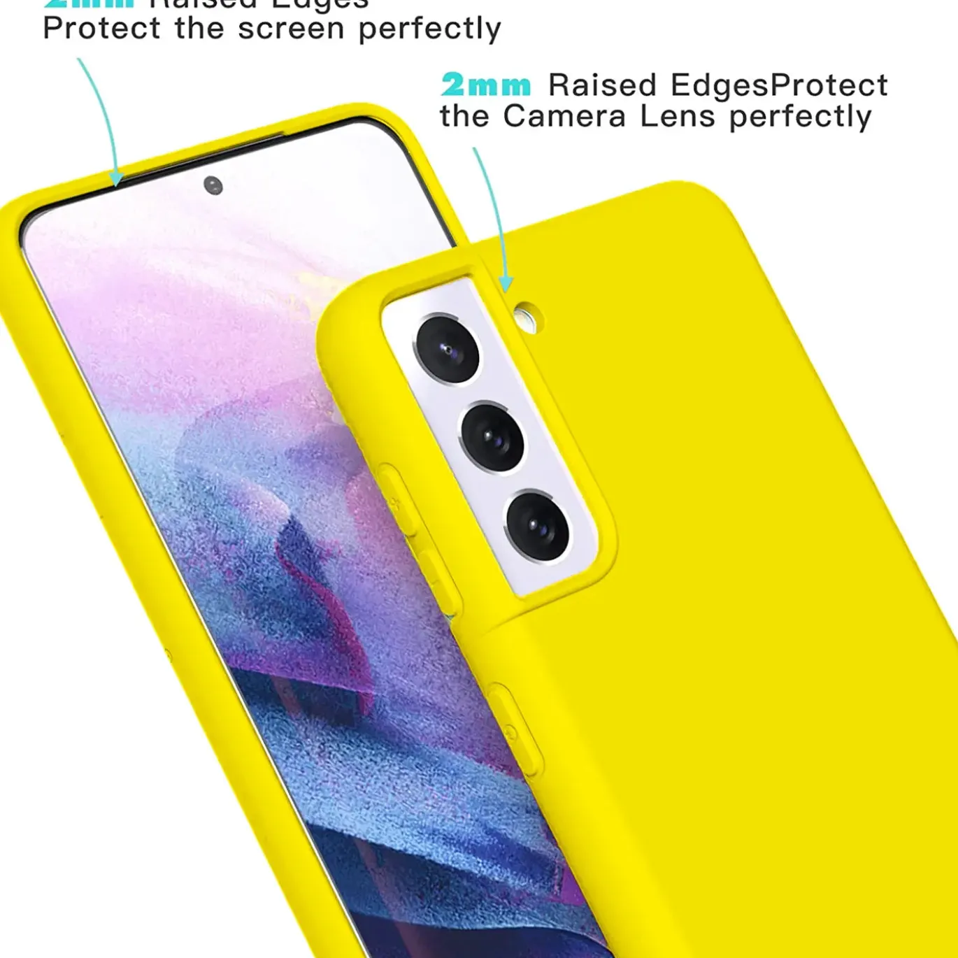Samsung Galaxy S23 - Silikon Case mit Mikrofaser-Innenseite