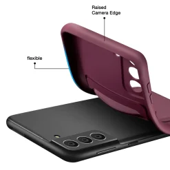 Samsung Galaxy S22 - Silikonhülle mit Kartenfach & Kameraschutz