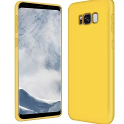Samsung Galaxy S8 - Silikon Case mit Mikrofaser-Innenseite
