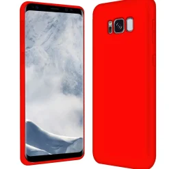 Samsung Galaxy S8 - Silikon Case mit Mikrofaser-Innenseite